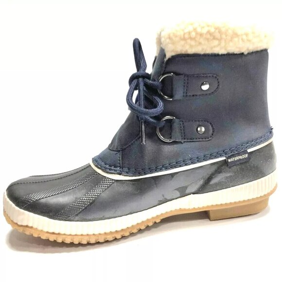 Jambu Women’s Cleveland Navy Blue Ankle Boots Size 8M EUR39 - Picture 1 of 6